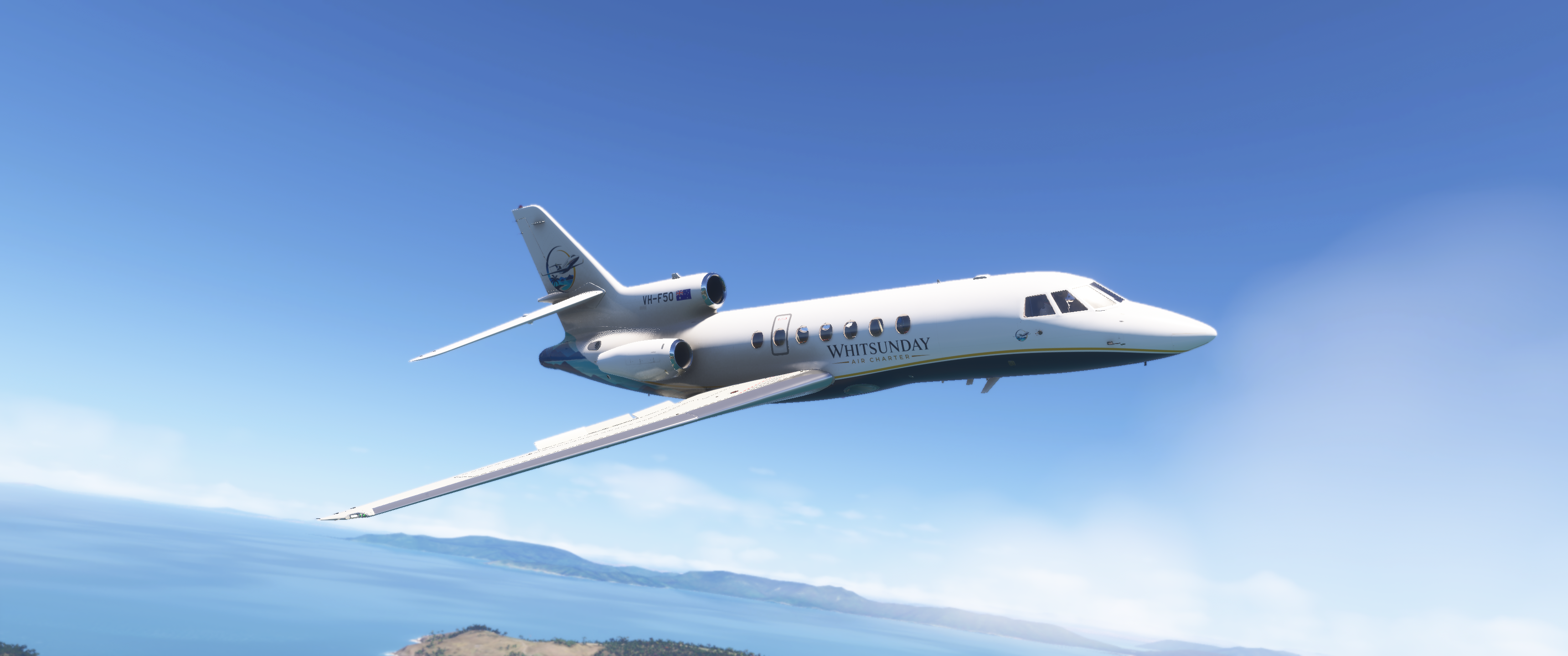 Whitsunday Air Charters Dassault Falcon 50
